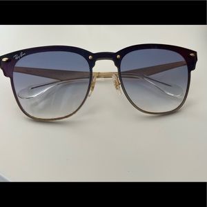 Authentic Ray Ban blue blaze clubmaster